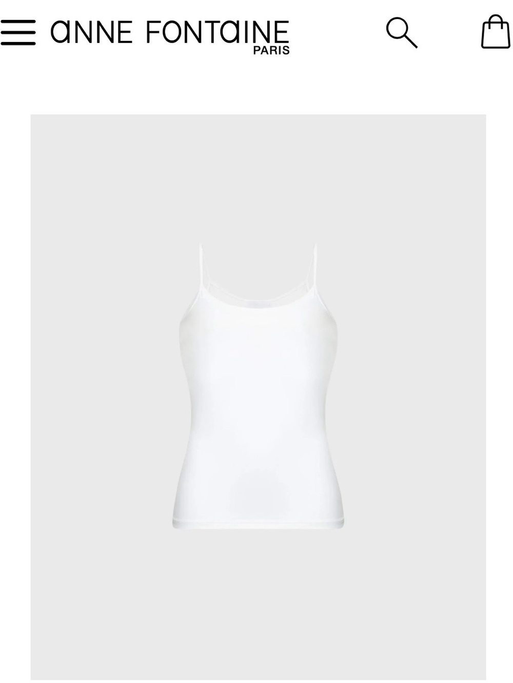 Anne Fontaine Paris Designer Camisole